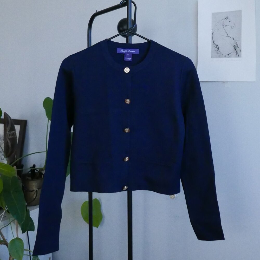 Ralph Lauren Collection Silk-blend Cardigan